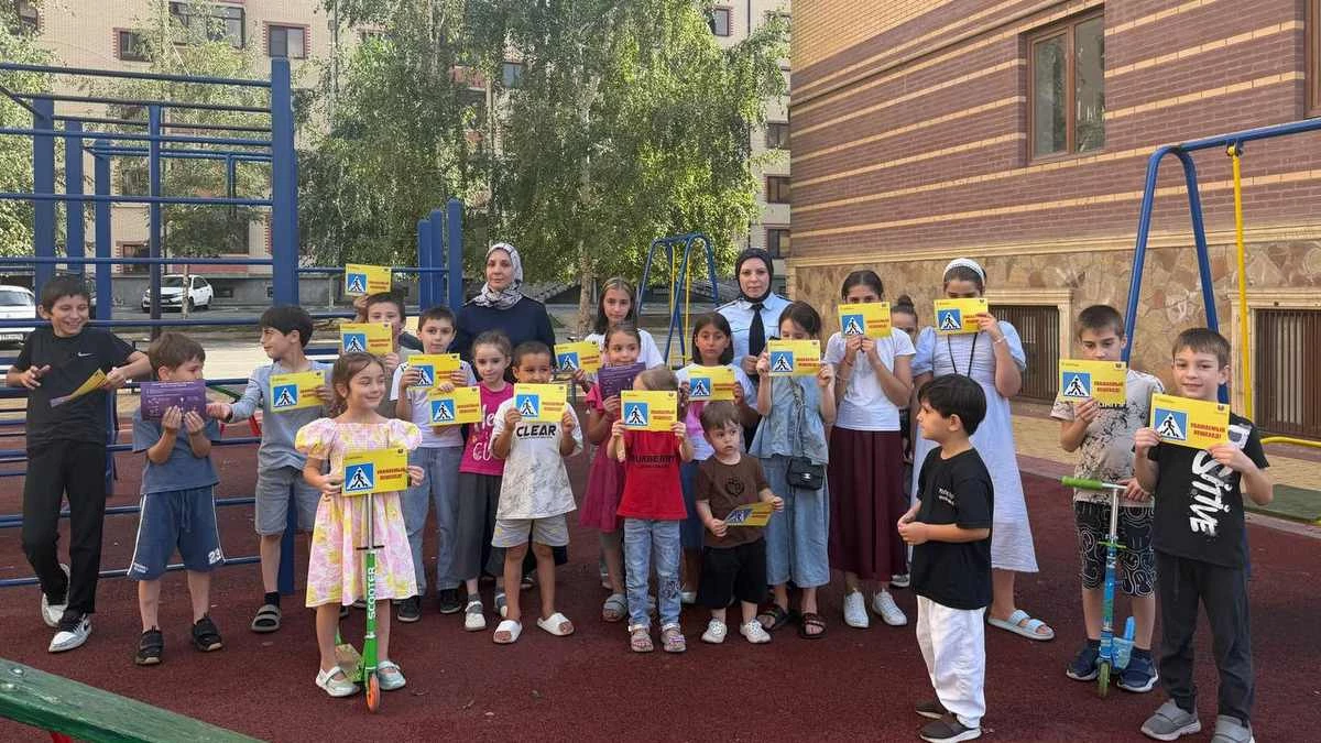 Новости Ингушетии: В Магасе госавтоинспекторы напомнили детям о безопасности на дорогах