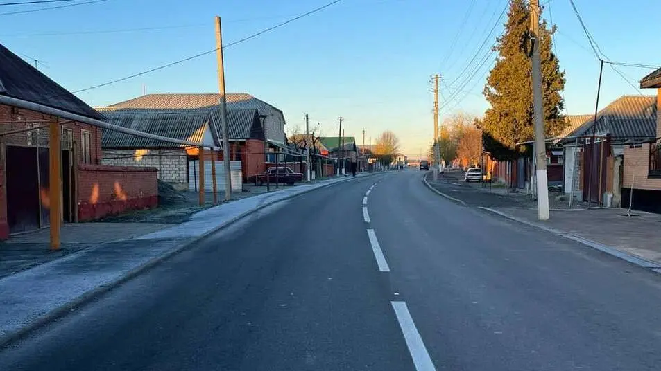Новости Ингушетии: В городе Сунже капитально отремонтировали улицу Калиматова