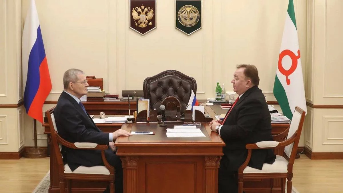 Новости Ингушетии: Калиматов обсудил итоги года с Полпредом СКФО Юрием Чайкой