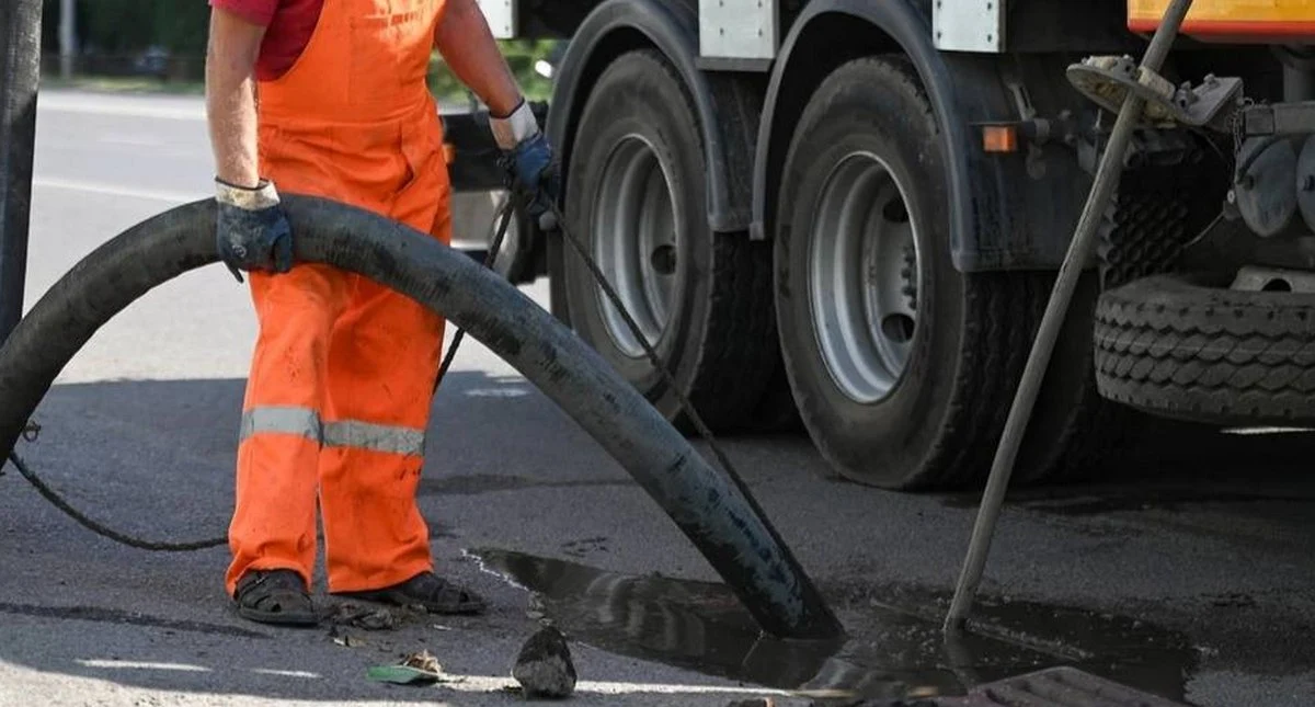 Новости Ингушетии: В Назрани Ингушетии провели очистку ливневой канализации