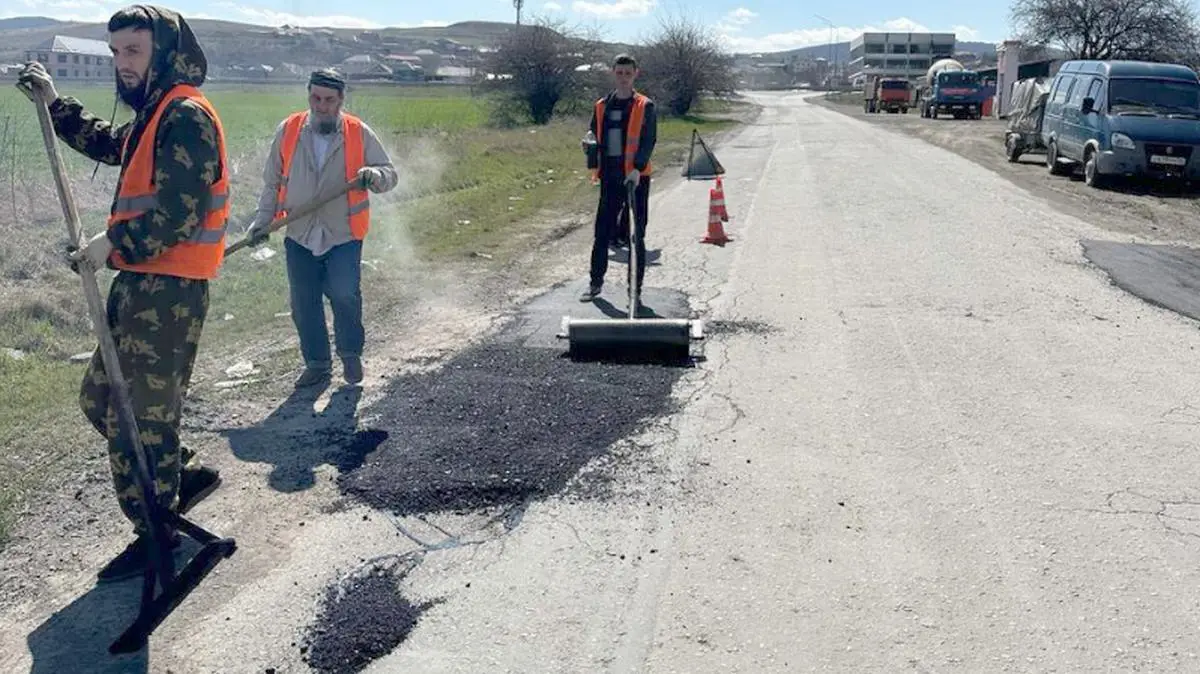 Новости Ингушетии: Долгожданный ямочный ремонт набирает обороты  в Ингушетии