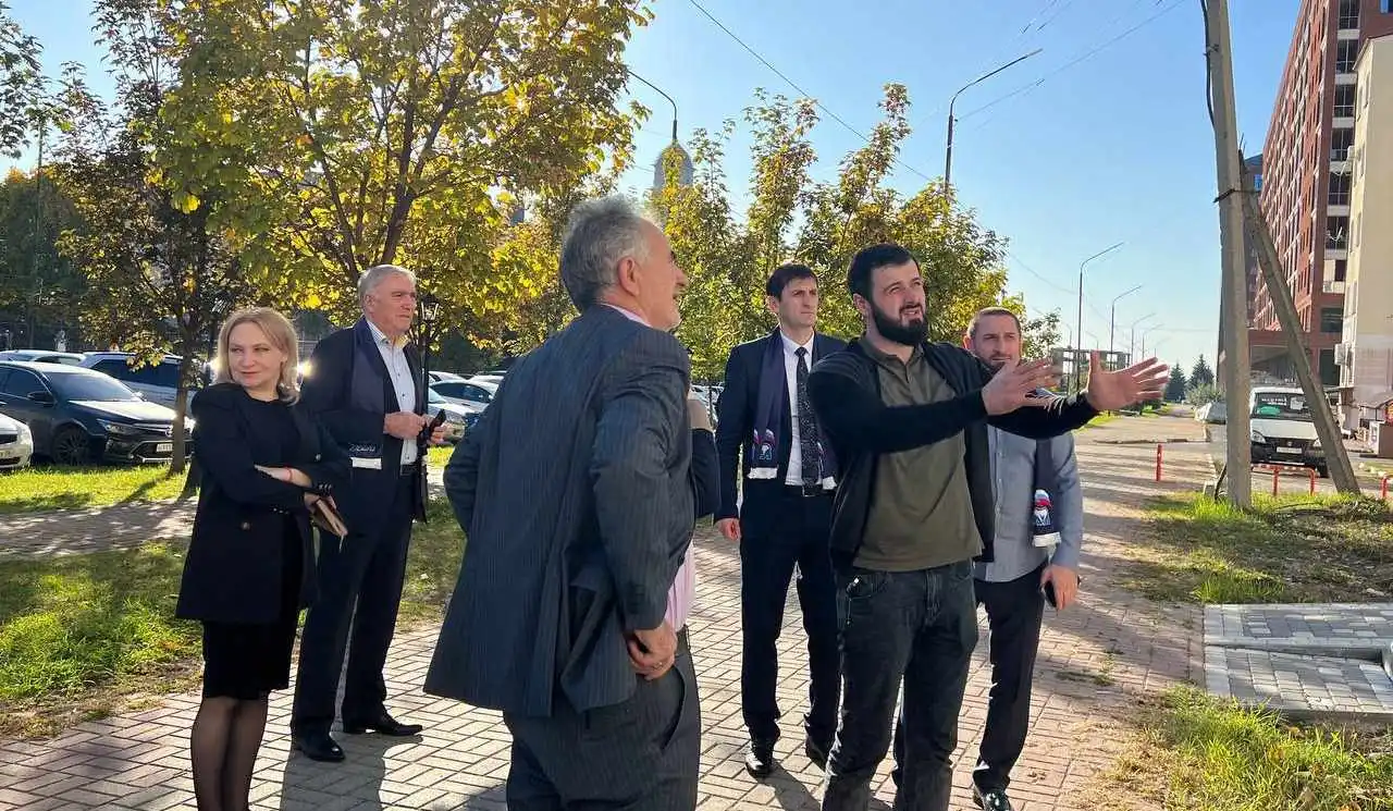 Новости Ингушетии: В столице Ингушетии благоустраиваются общественные территории