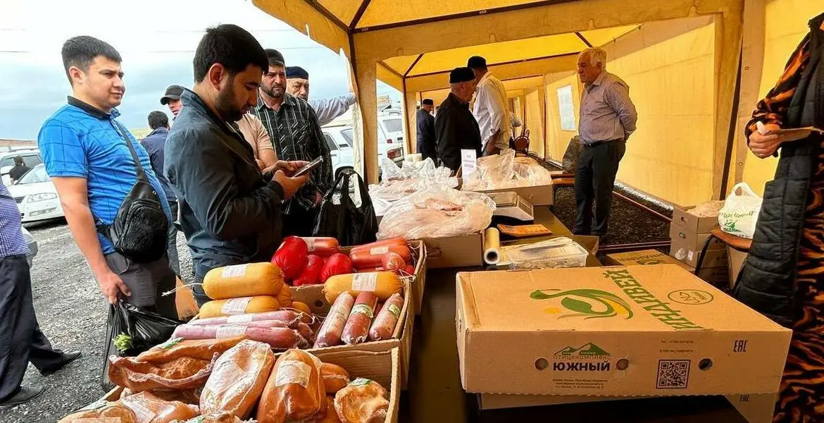 Новости Ингушетии: Жители Малгобекского района Ингушетии остались довольны продукцией ярмарки