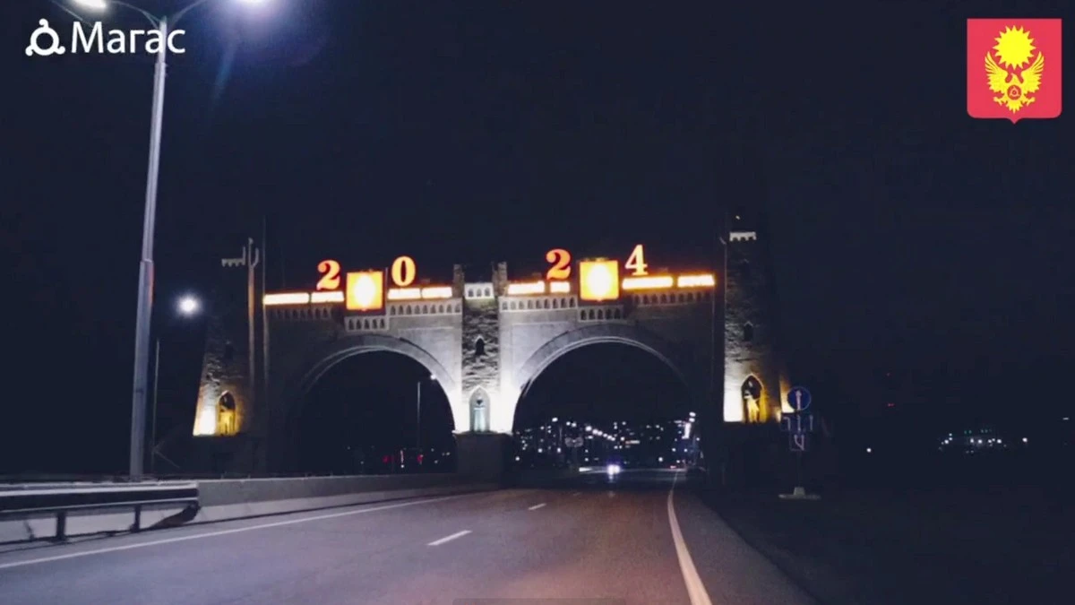 Новости Ингушетии: Новогодний облик приобретает столица Ингушетии город Магас