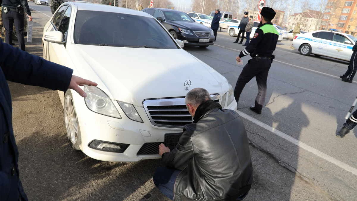 Новости Ингушетии: Почти 100 автомобилей проверила полиция на въезде в Магас Ингушетии