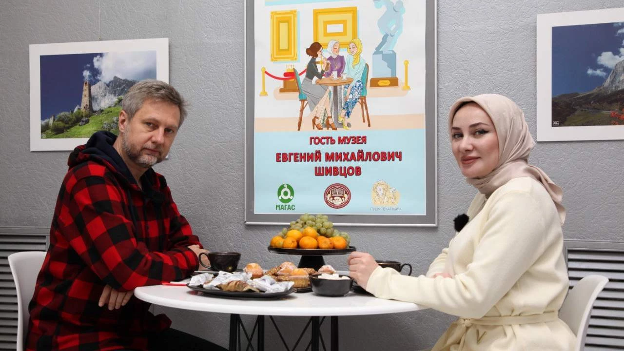 Новости Ингушетии: Известный фотомастер посетил «Полдник с художником» в Госмузее ИЗО Ингушетии