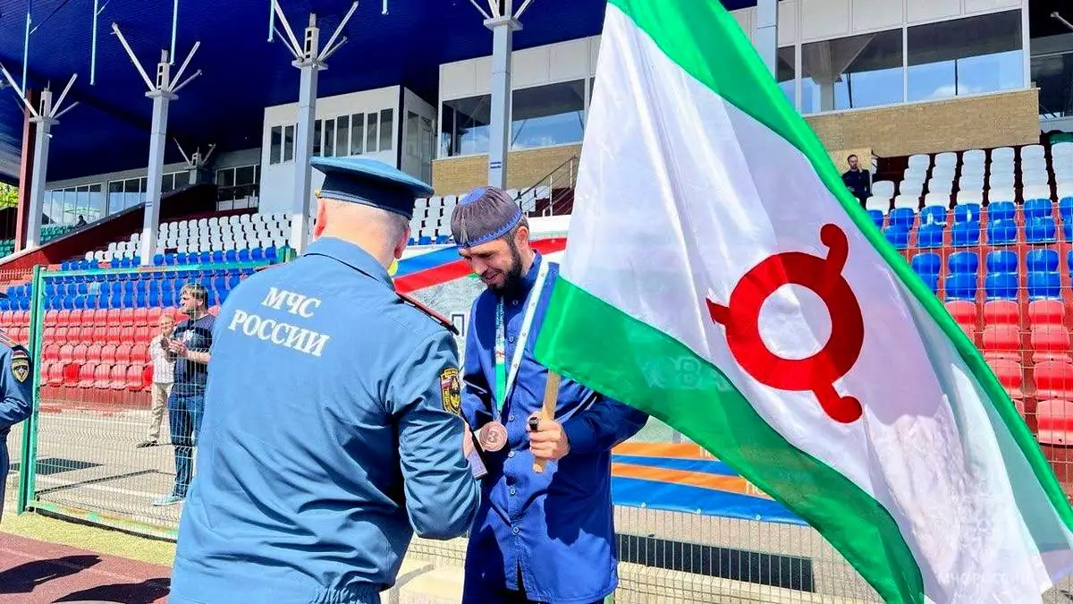 Новости Ингушетии: В Ингушетии прошли соревнования по легкой атлетике между командами МЧС СКФО