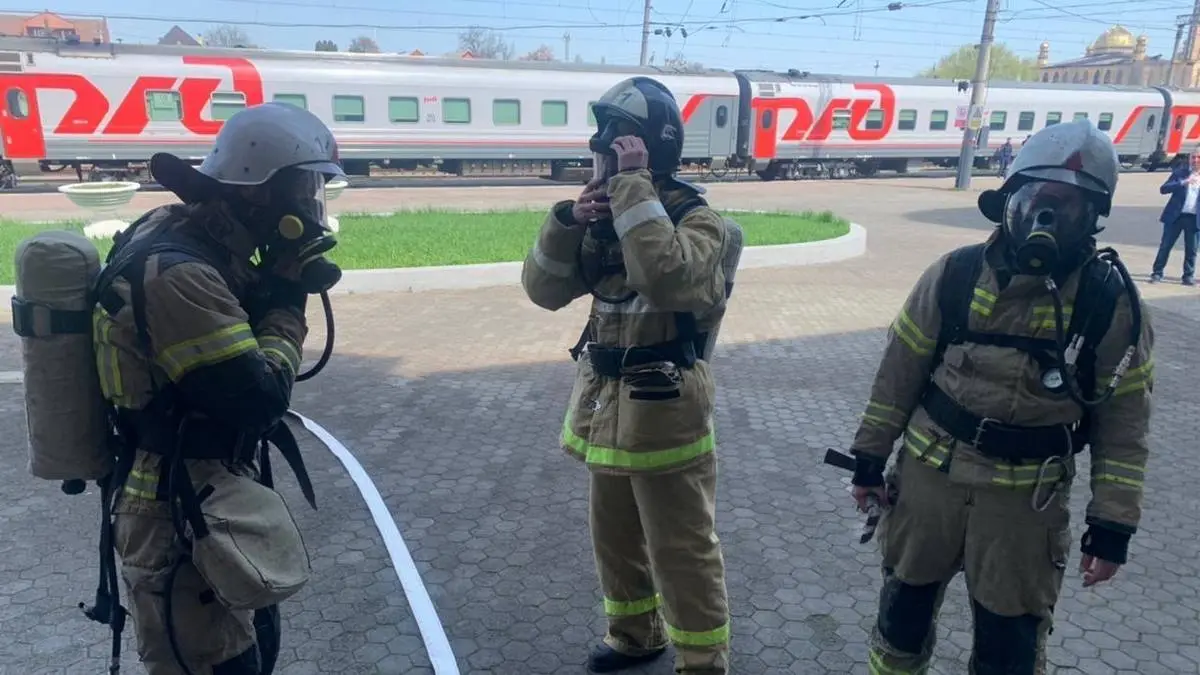 Новости Ингушетии: МЧС Ингушетии провел учение на базе железнодорожного вокзала