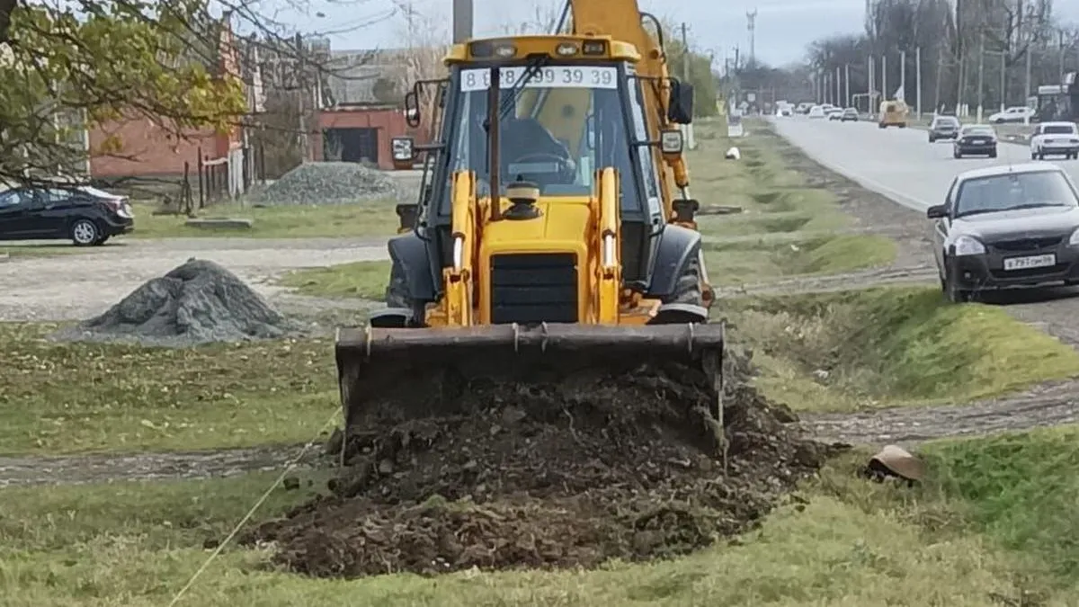 Новости Ингушетии: В селе Троицкое Ингушетии улучшают дорожную инфраструктуру