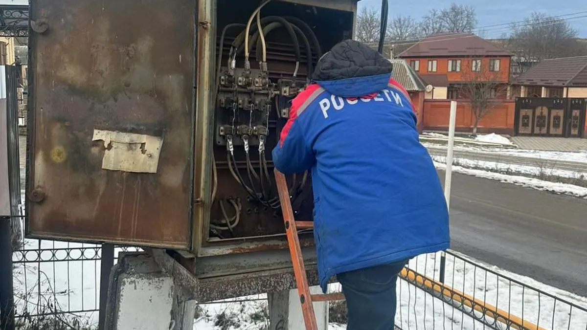 Новости Ингушетии: В Чемульге Ингушетии оперативно восстановили электроснабжение