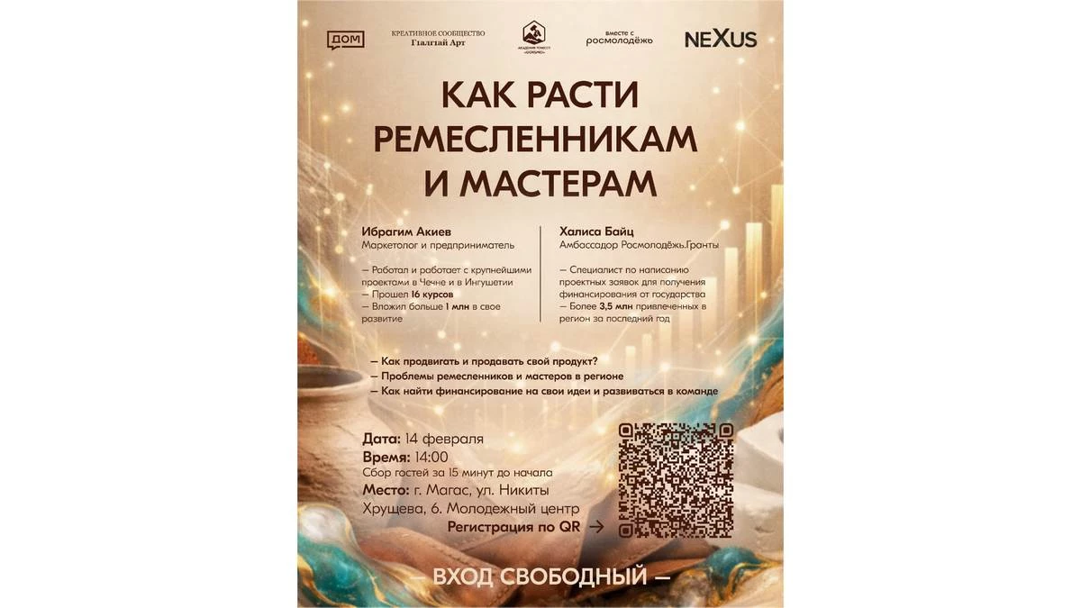 Новости Ингушетии: В Доме молодежи Магаса состоится практический семинар