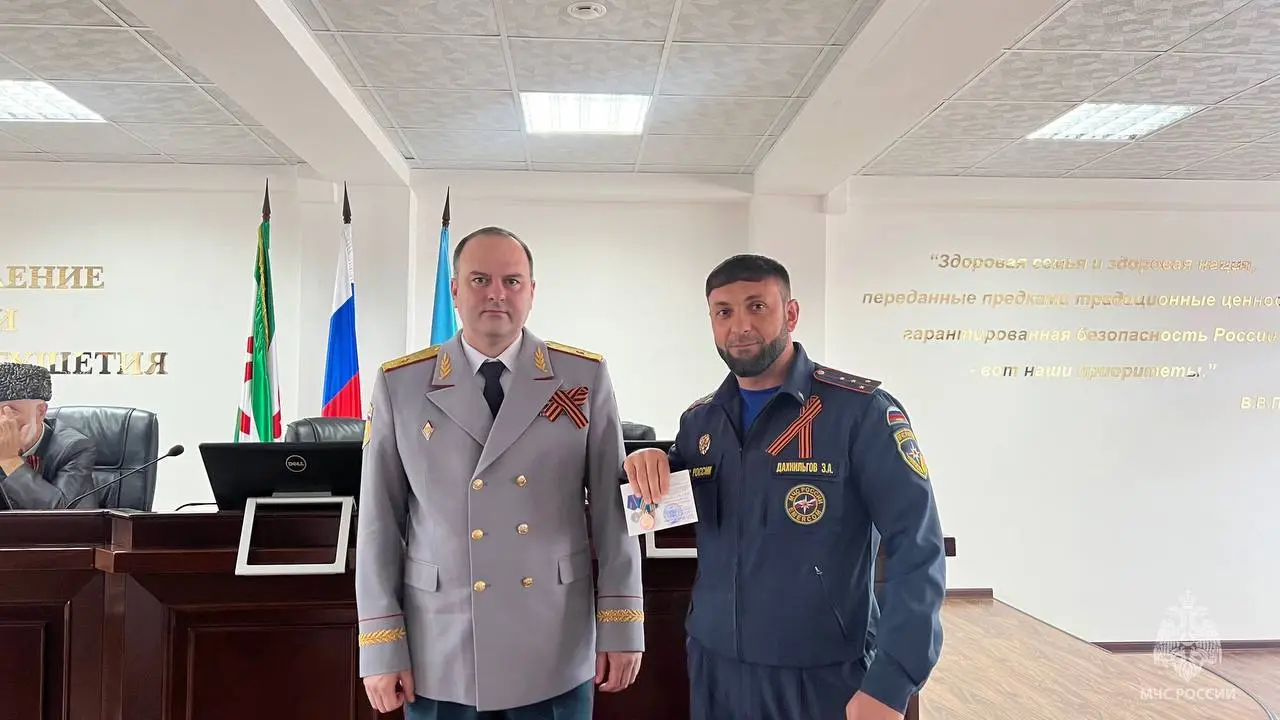 Новости Ингушетии: В МЧС Ингушетии отметили 79-ю годовщину Победы советского народа в ВОВ