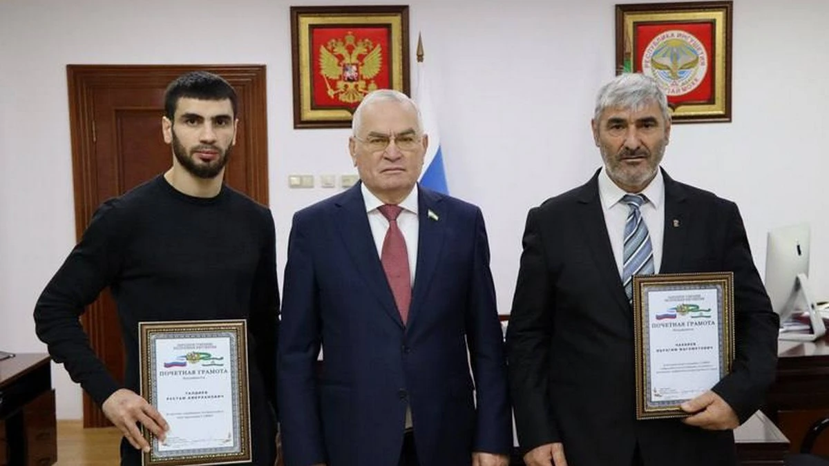 Новости Ингушетии: Парламента кулгалхочун кхетаче хилар самбох волча дунен чемпионаца