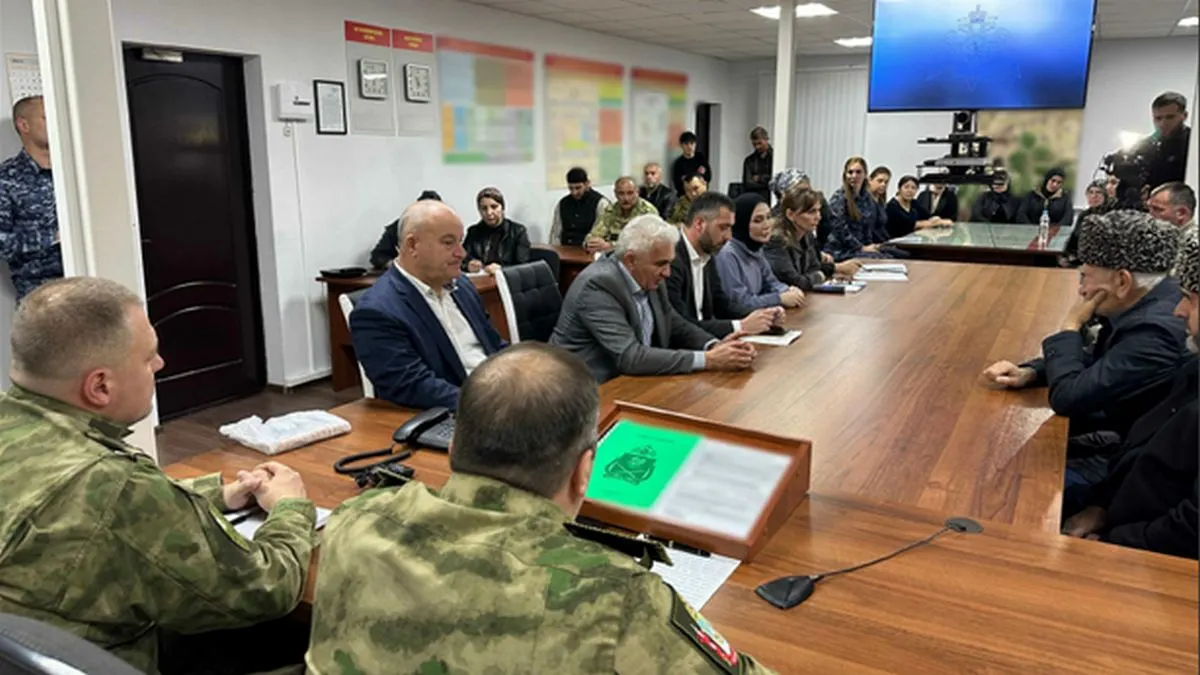 Новости Ингушетии: В Ингушетии росгвардейцы встретились с семьями погибших сослуживцев