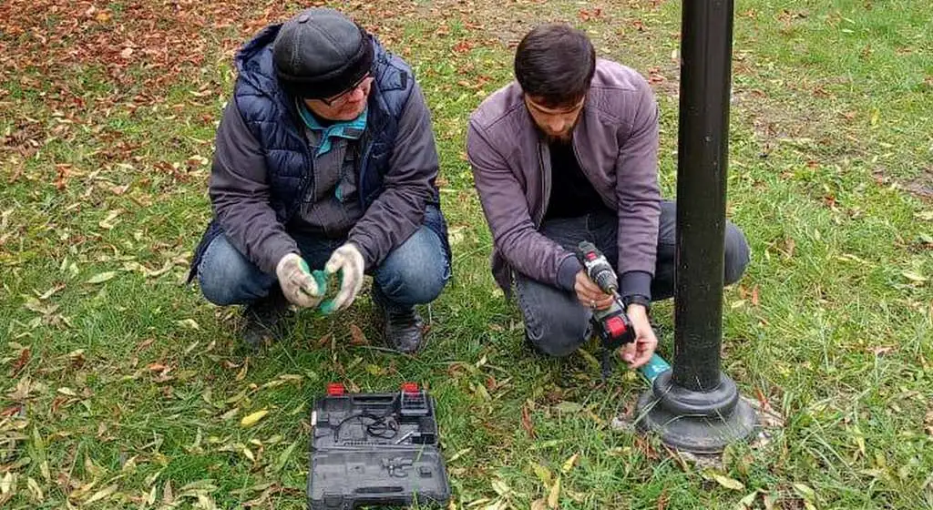 Новости Ингушетии: В Магасе Ингушетии ведется работа по  обследованию фонарных столбов