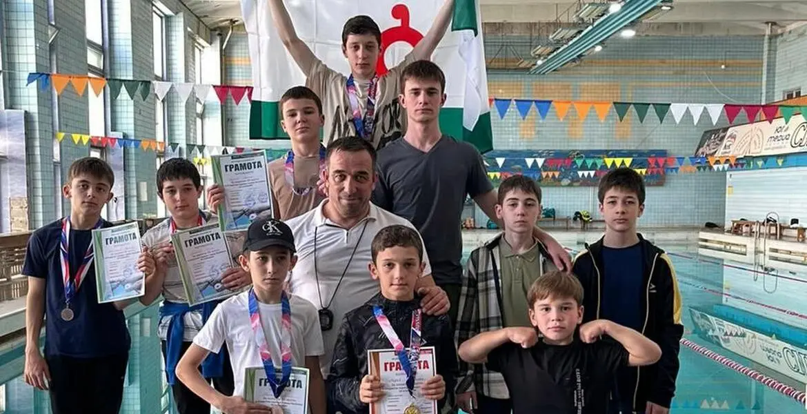 Новости Ингушетии: Ингушские пловцы выиграли соревнования в Кабардино-Балкарии