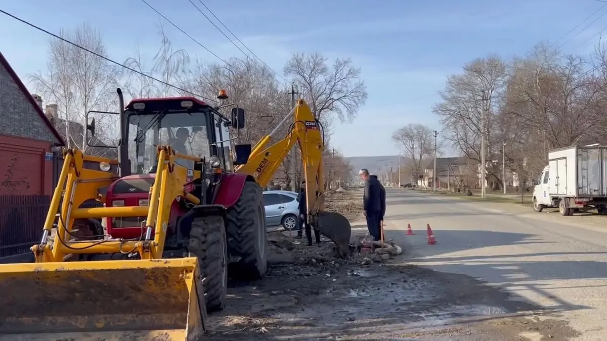 Новости Ингушетии: В Сунже Ингушетии активно модернизируют сети водоснабжения