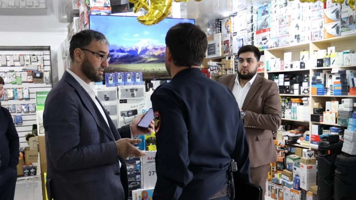 Новости Ингушетии: В с.п. Кантышево  Ингушетии проверили деятельность  предпринимателей