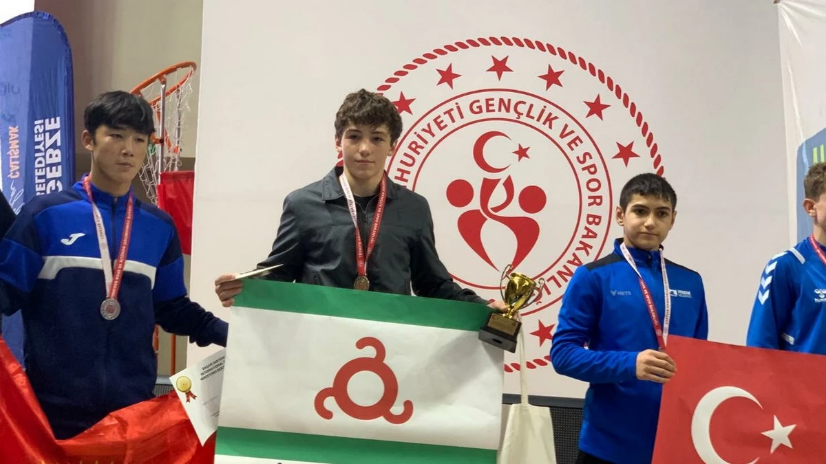 Новости Ингушетии: Борец Мансур Осмиев из Долаково - победитель Международного турнира в Турции