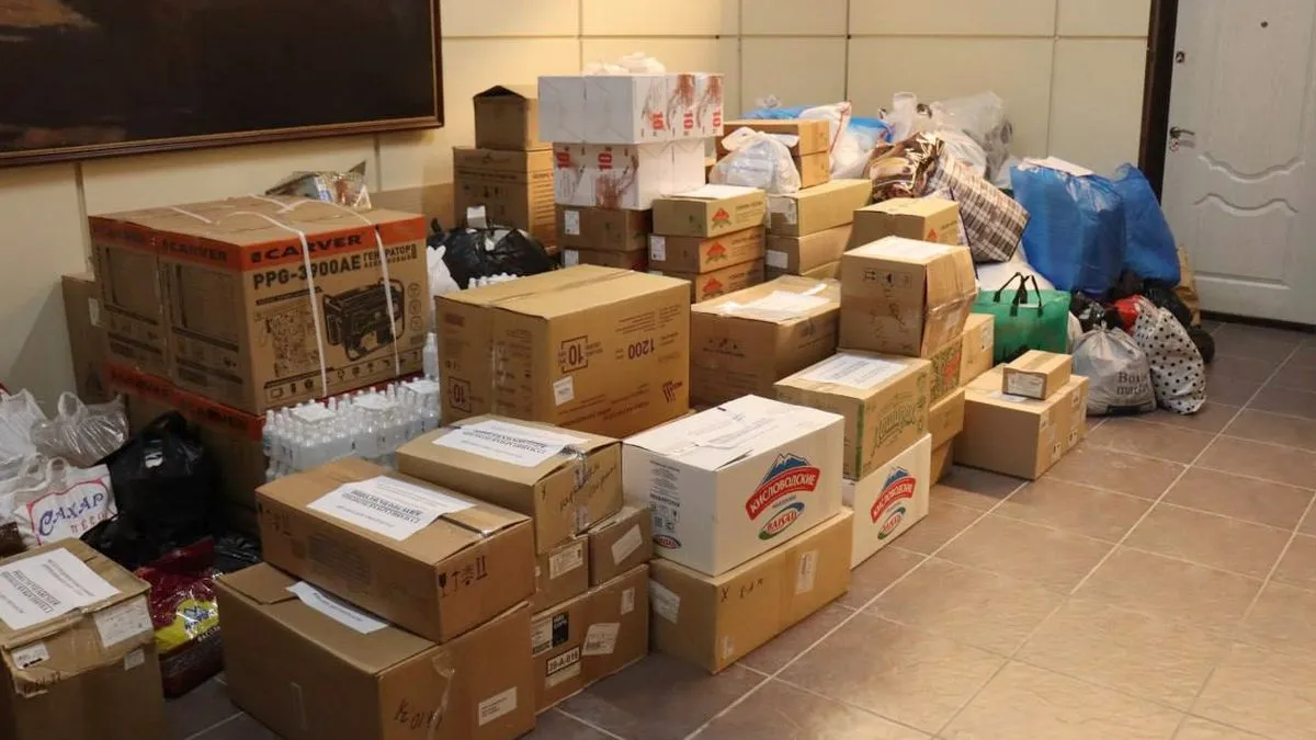 Новости Ингушетии: В столице Ингушетии  формируют гуманитарный груз для жителей Палестины