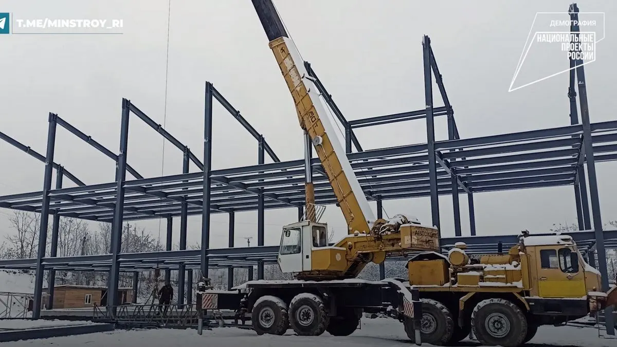 Новости Ингушетии: Современный ФОК поэтапно строят в с.п. Барсуки Ингушетии