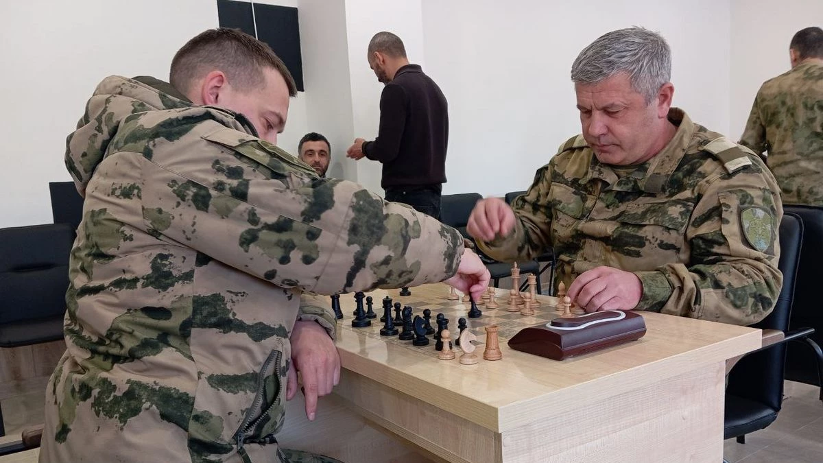 Новости Ингушетии: Росгвардейцы Ингушетии приняли участие в ежегодном шахматном турнире