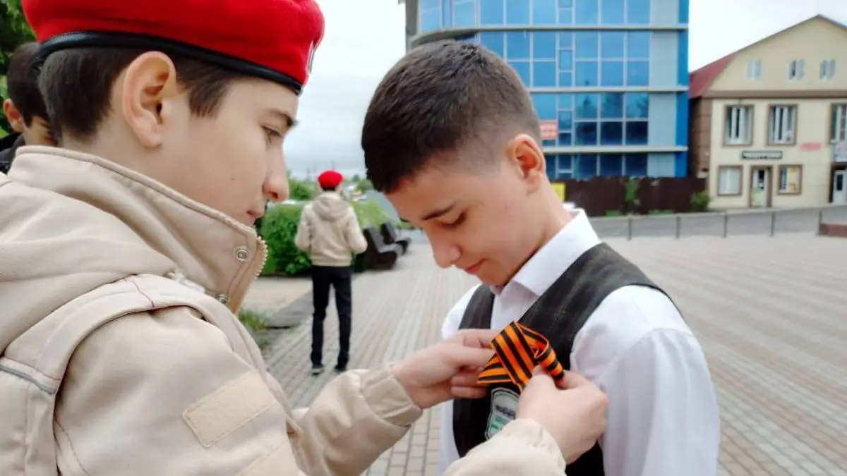 Новости Ингушетии: В городах Ингушетии стартовала акция «Георгиевская ленточка»