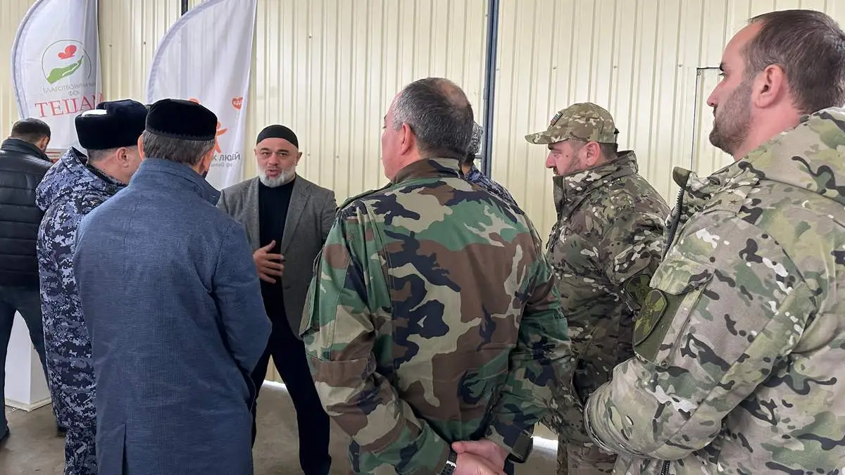 Новости Ингушетии: Росгвардейцы Ингушетии внесли вклад в гуманитарную помощь для сектора Газа