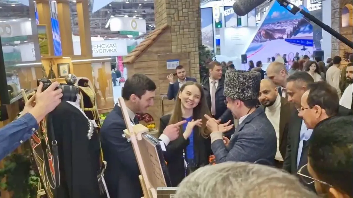 Новости Ингушетии: Гости из Йемена посетили стенд Ингушетии на выставке-форуме «Россия»