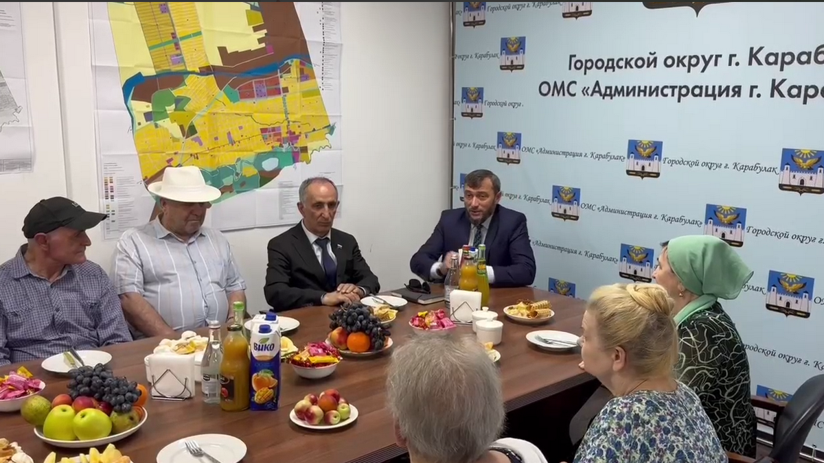 В Карабулаке провели встречу с представителями национальных общин города