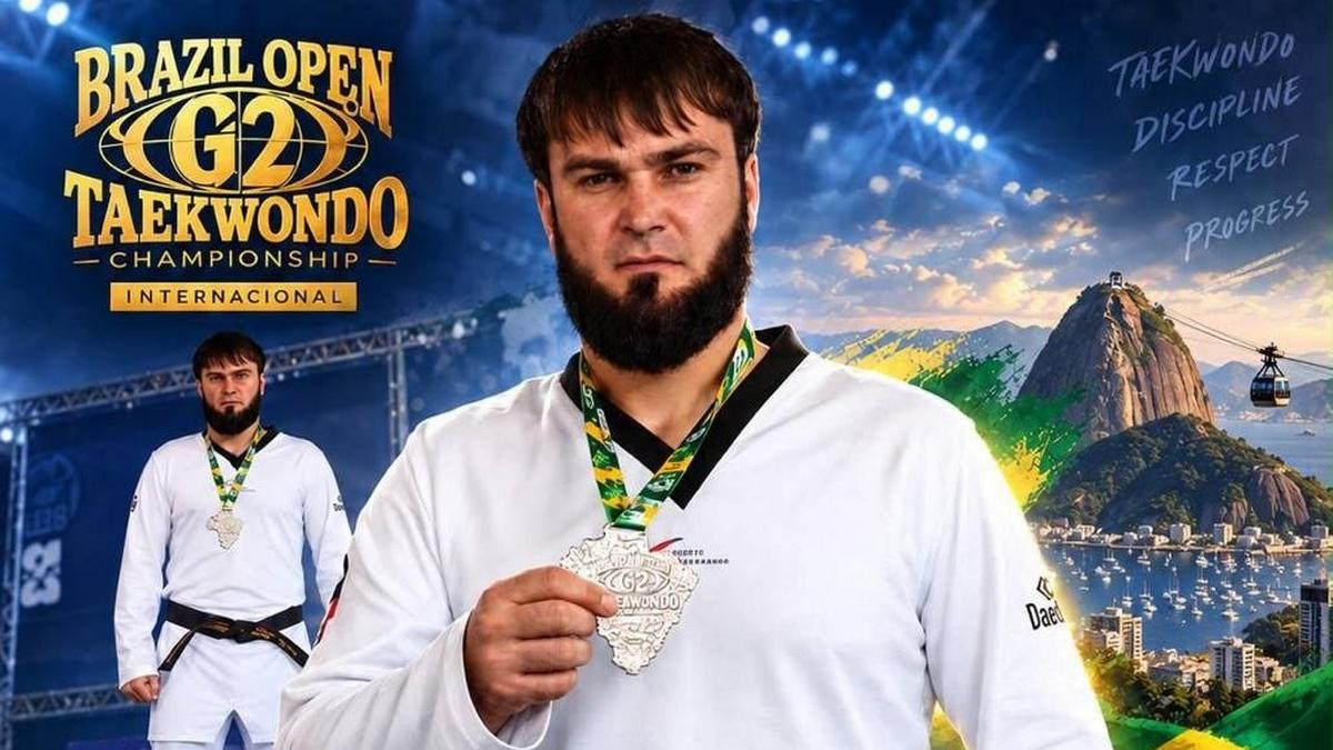 Билал Яхьяев привез в Ингушетию серебро турнира Brazil Open по паратхэквондо
