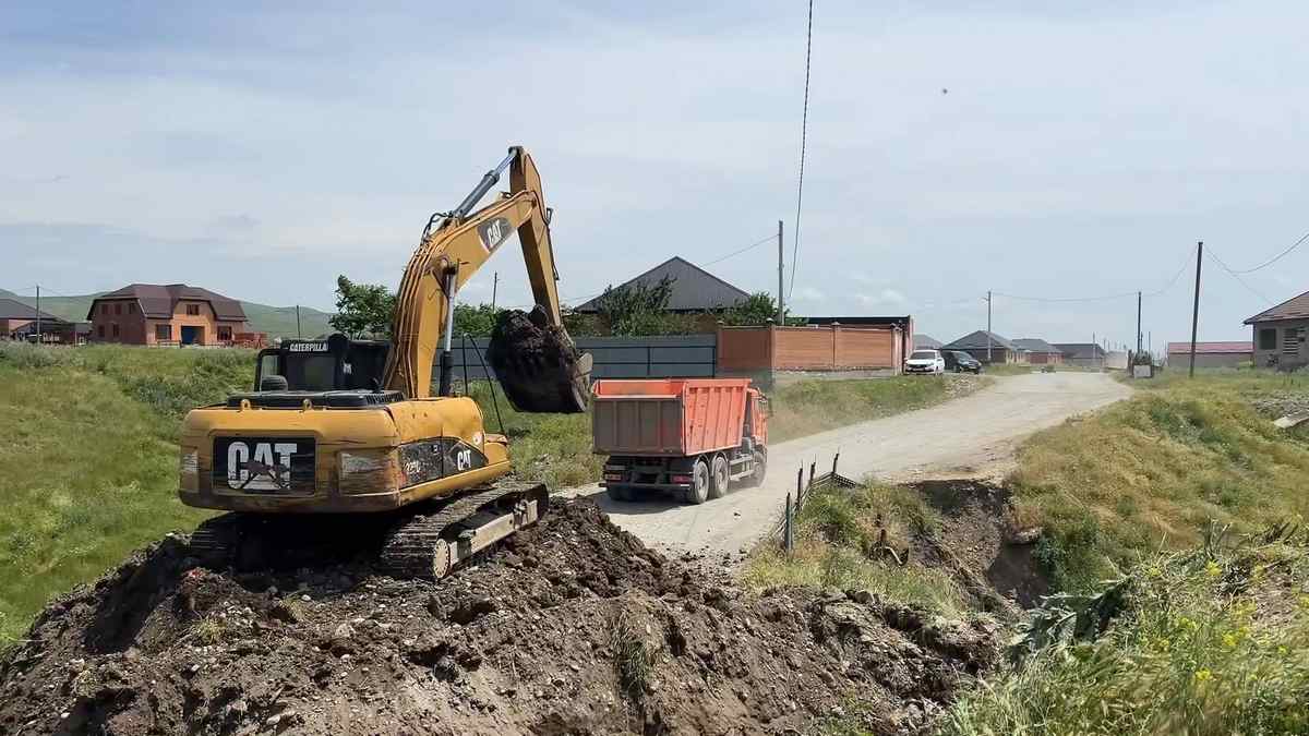 Новости Ингушетии: В Сунже дан старт строительству нового моста через Первый овраг
