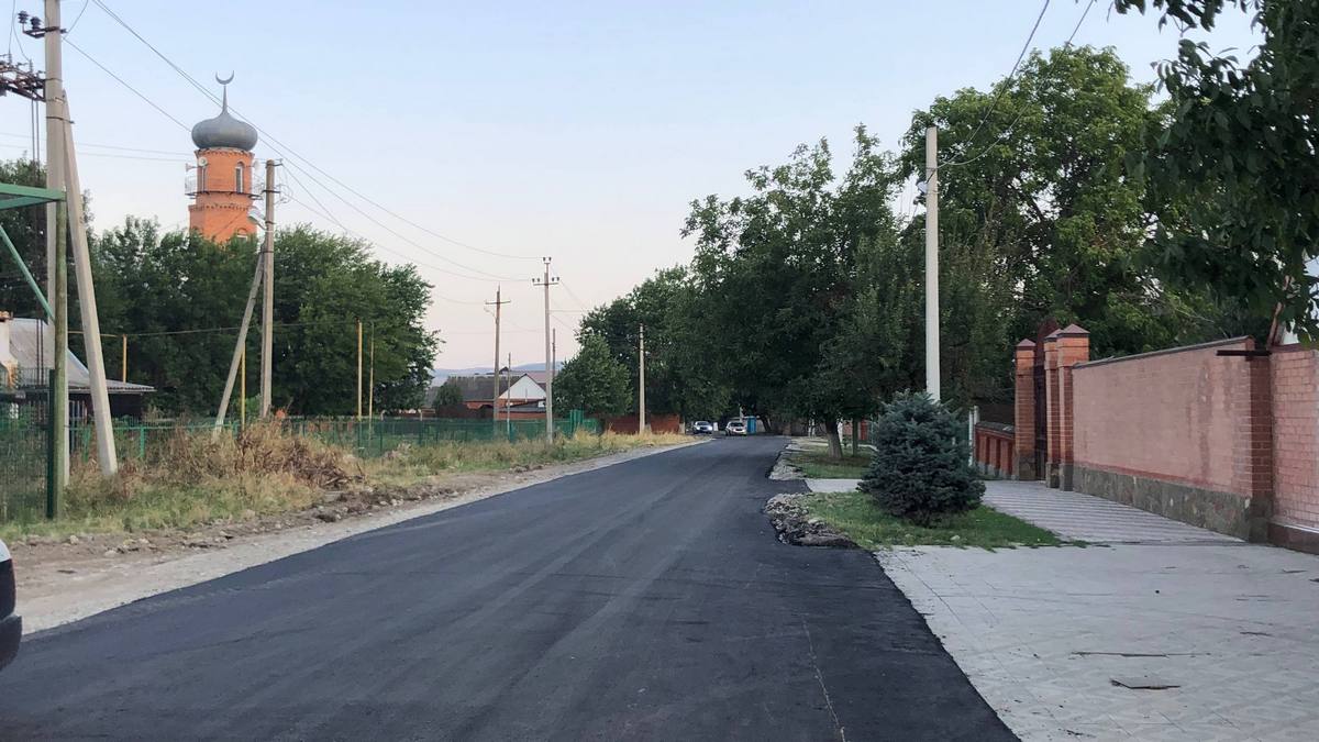 В Малгобеке отремонтировали поврежденный участок дороги по улице Албогачиева