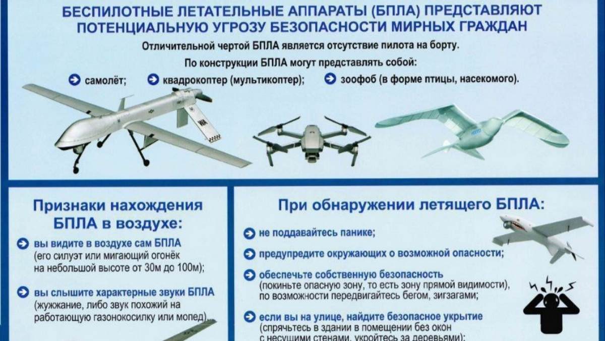 Новости Ингушетии: О том, что делать при обнаружении БПЛА, напомнили жителям Ингушетии