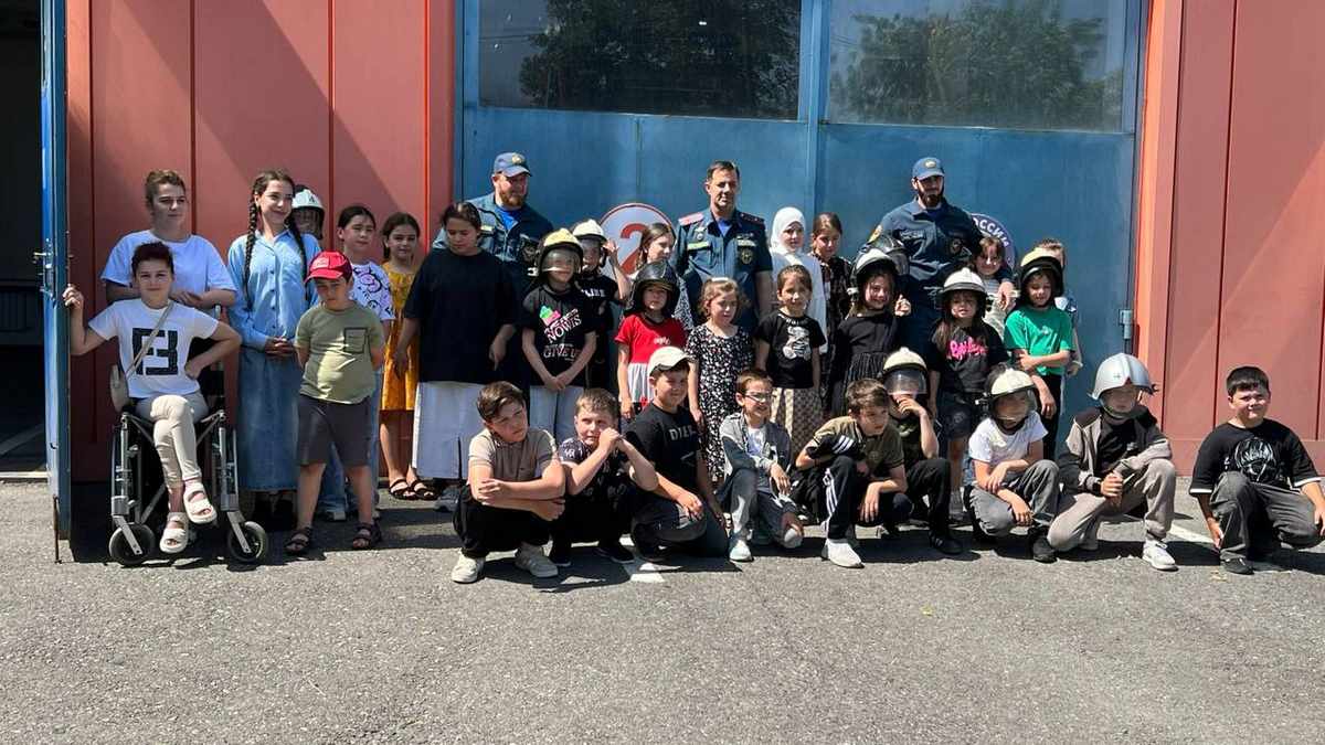 Новости Ингушетии: Воспитанники «Звездочки» побывали в гостях у пожарных