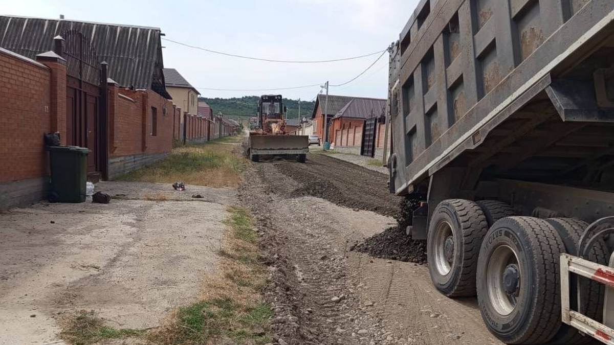 В Малгобекском районе продолжается модернизация инфраструктуры села Сагопши