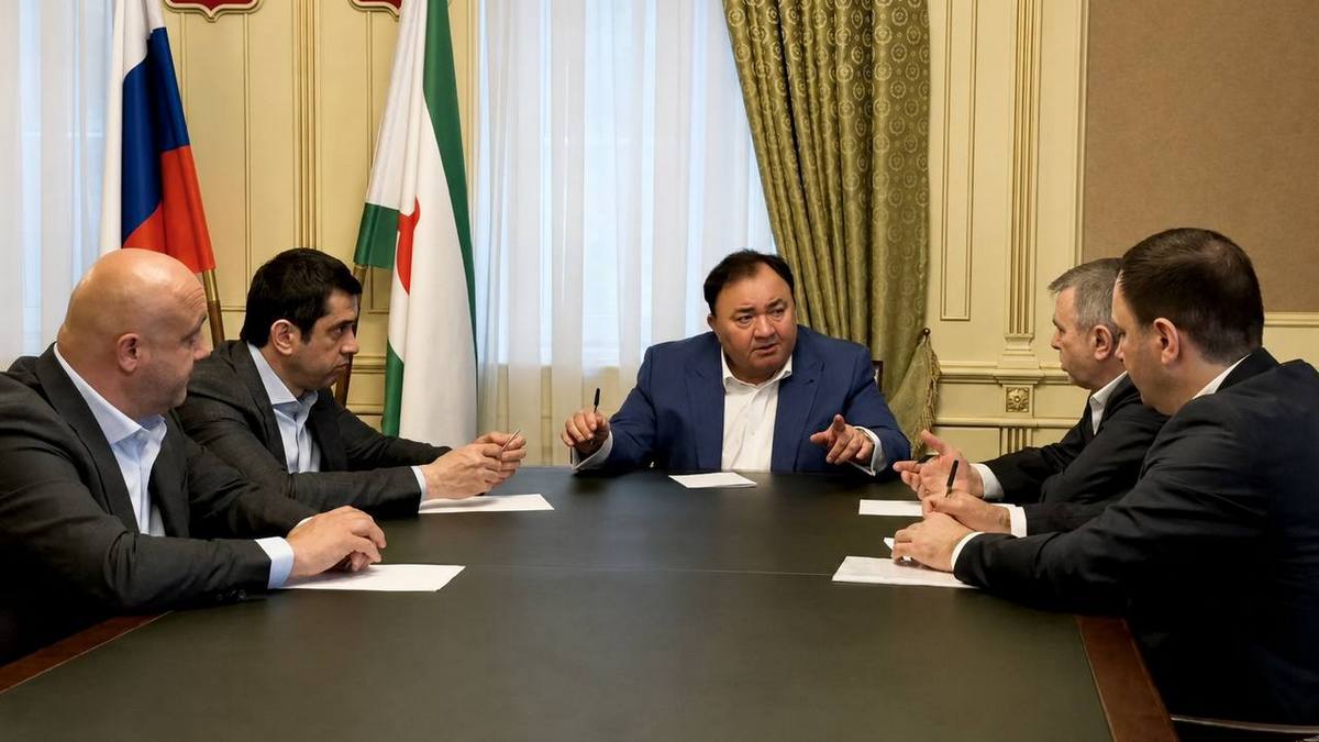 Калиматов встретился с сенаторами Совета Федерации и депутатами Госдумы
