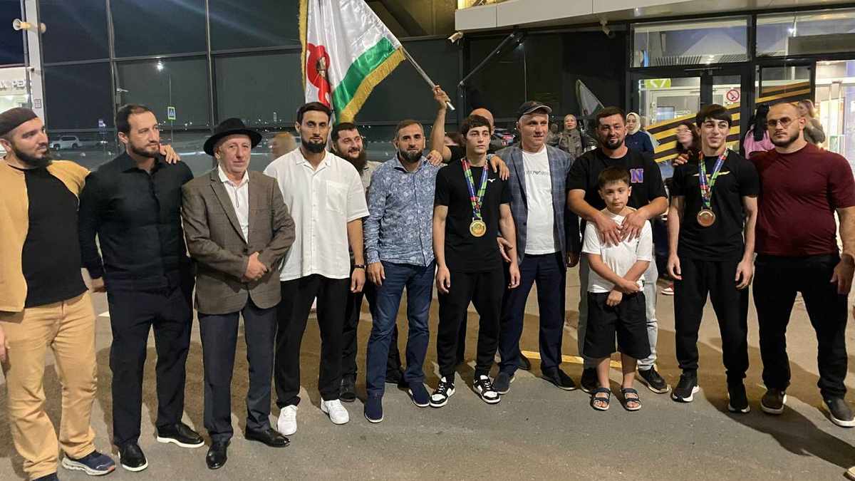 В Ингушетии встретили чемпиона мира по дзюдо Абду-Рахьима Хамхоева