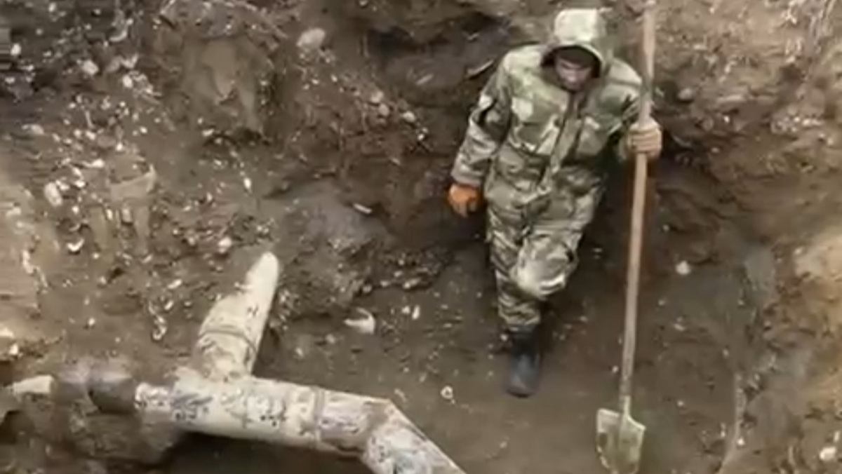 Яндарен «Керда» яхача кхале, канализаци мукъайоаккхаш боахк болхлой