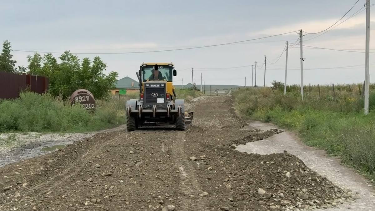 Новости Ингушетии: На улице Муцольгова в Назрани провели грейдирование