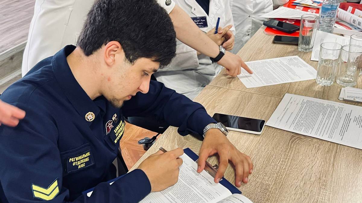 В Пожарно-спасательном колледже Ингушетии прошла донорская акция