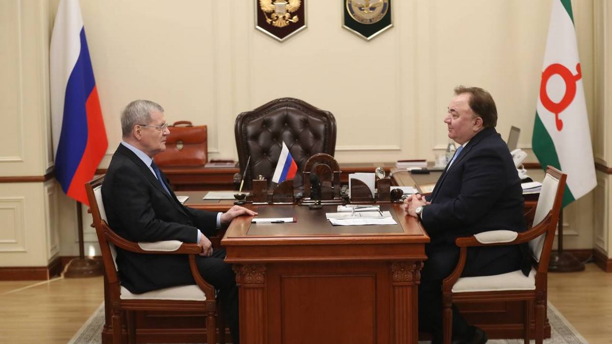 Глава Ингушетии поздравил Юрия Чайку с днем рождения