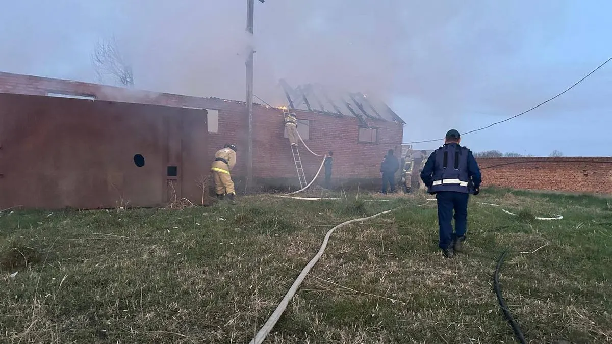 Новости Ингушетии: В Назрани пожарные потушили возгорание малярного цеха