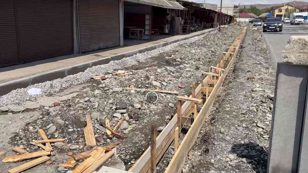 Новости Ингушетии: В Сунже Ингушетии начато благоустройство прилегающей к рынку территории