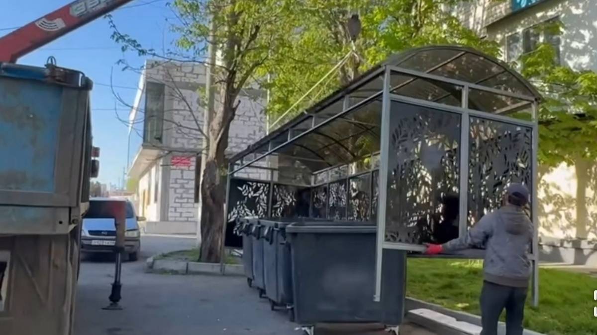 В Назрани Ингушетии сбор мусора не нарушает общий вид территорий