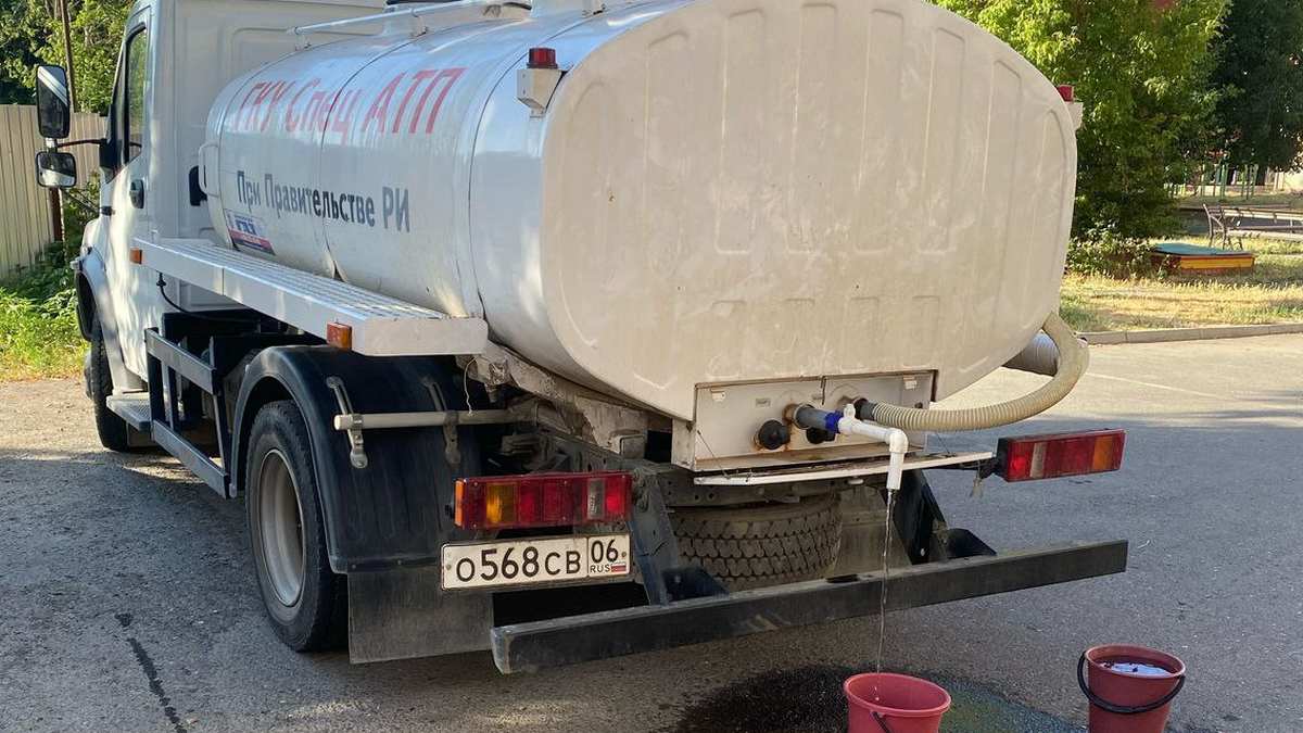 В Карабулаке при необходимости осуществляется подвоз воды