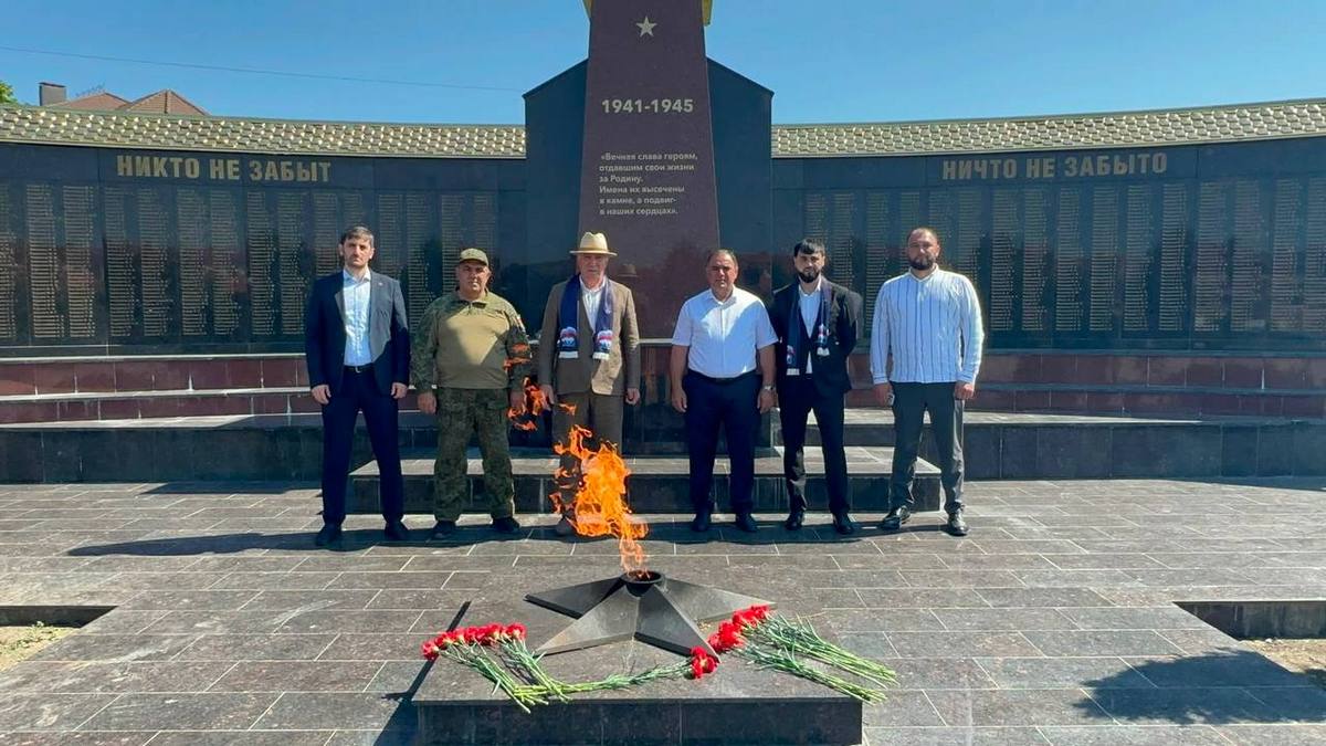 В Магасе прошла памятная акция в честь годовщины победы в Курской битве
