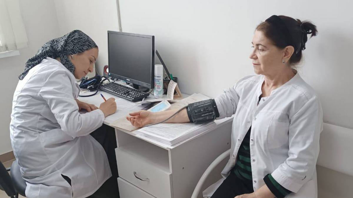 В Ингушетии врачи Троицкой амбулатории прошли диспансеризацию