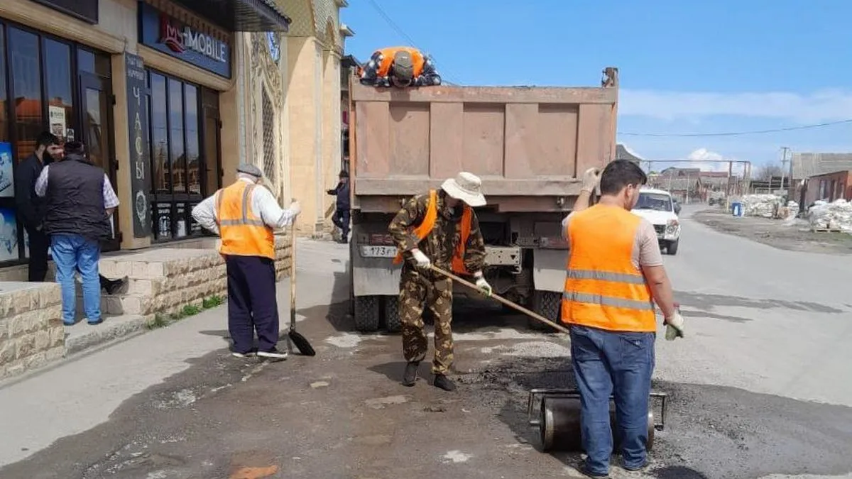 Новости Ингушетии: В селе Галашки Ингушетии отремонтировали обочину значимой дороги