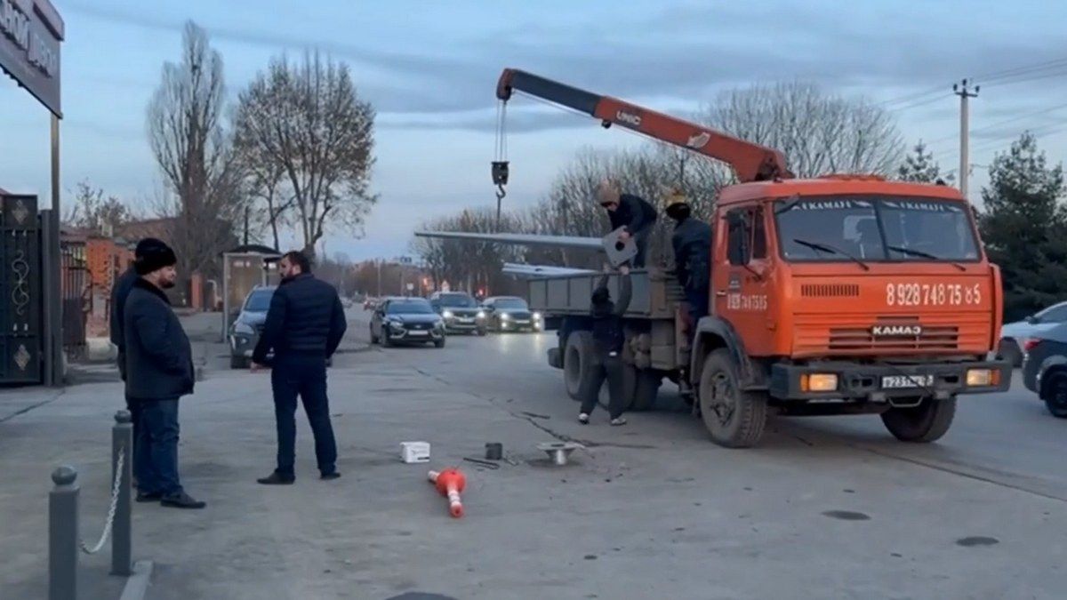 Новости Ингушетии: На улице Картоева в Назрани улучшают освещение